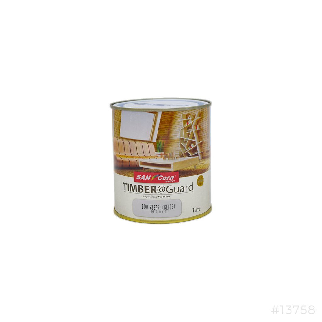 Sancora® TIMBER@Guard Polyurethane Wood Stain Varnish 1 Litre 100