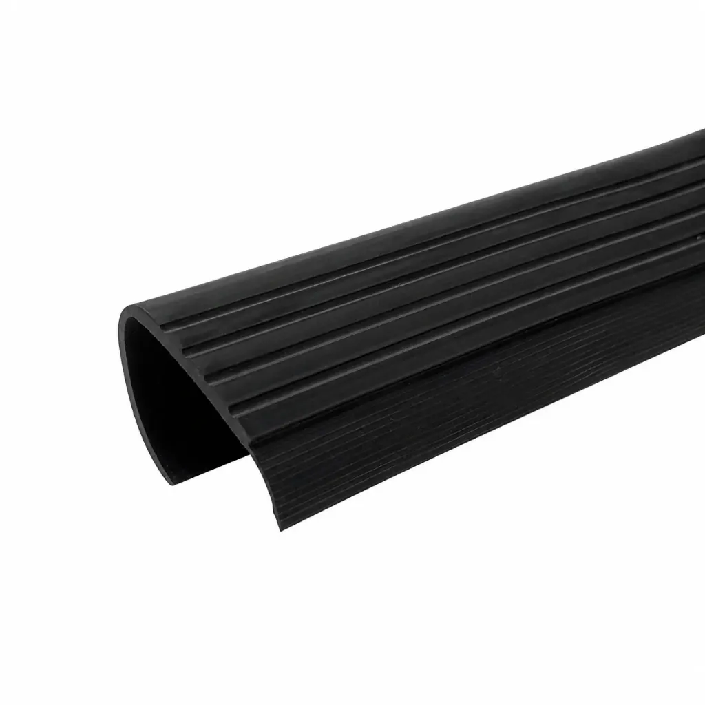 Black Rubber Nosing 60x40mm Length 6m