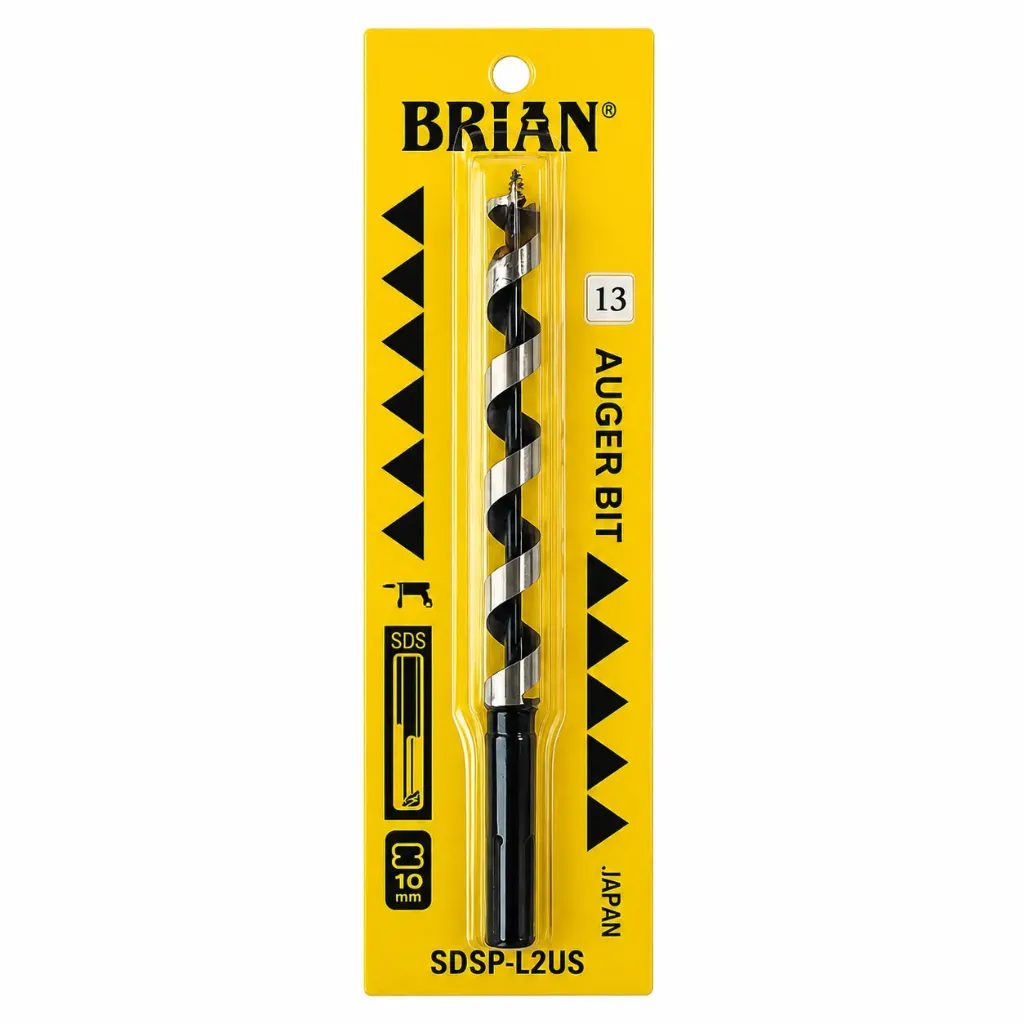 Wood Auger Bit 13mm Brain (1/2") 200mm SDS Plus