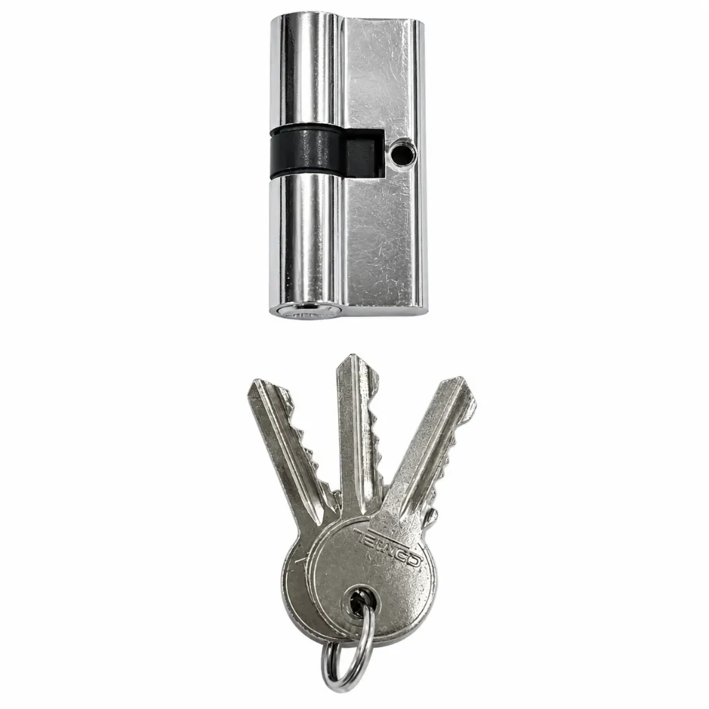 Cylinder 70mm Zinc Double Key CP Camel