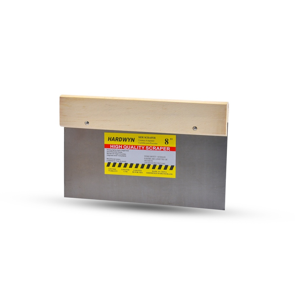 Side Scraper Wood Handle Hardwyn 8" 