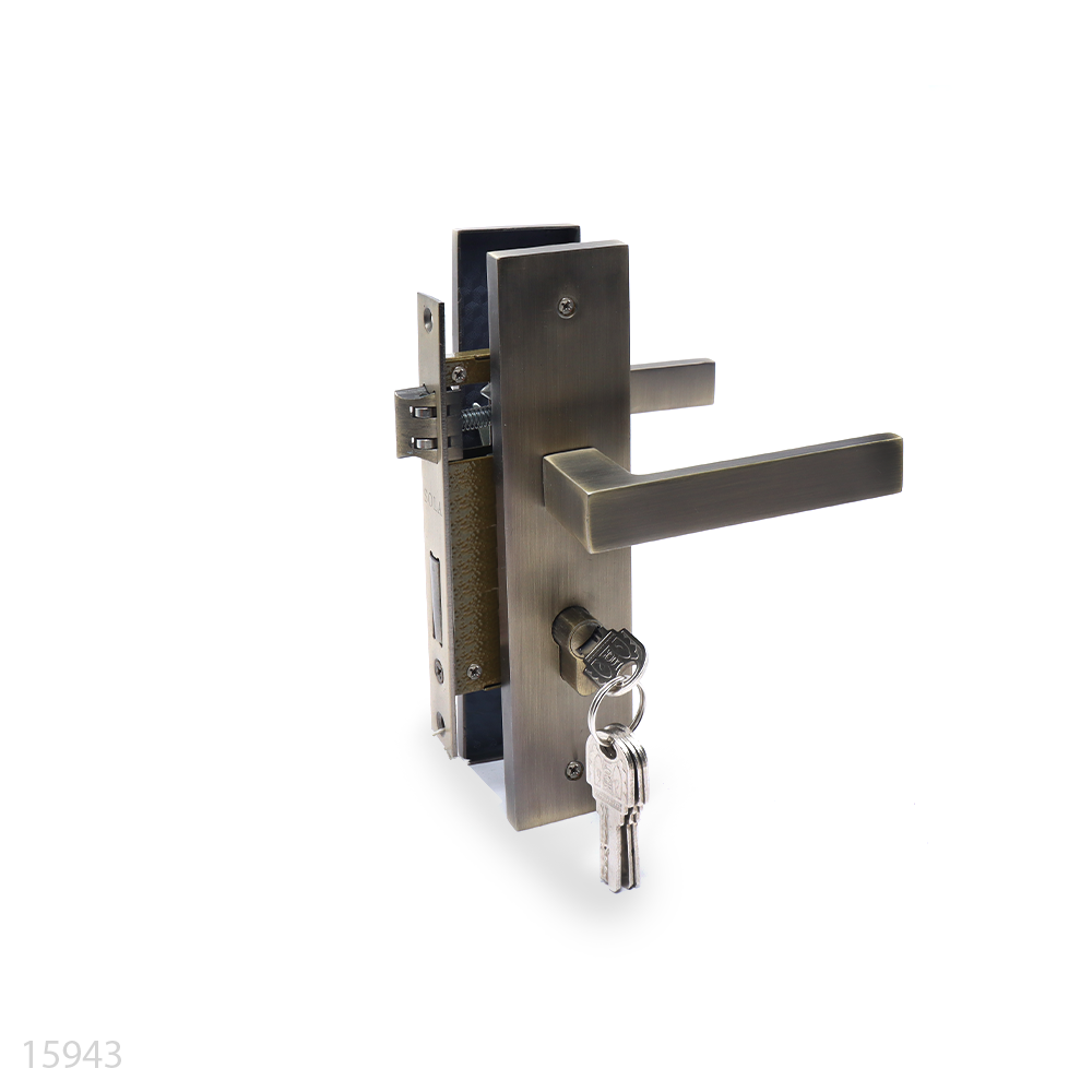 [15943] Door Handle with Lock Body 5826-26 Mab Sola