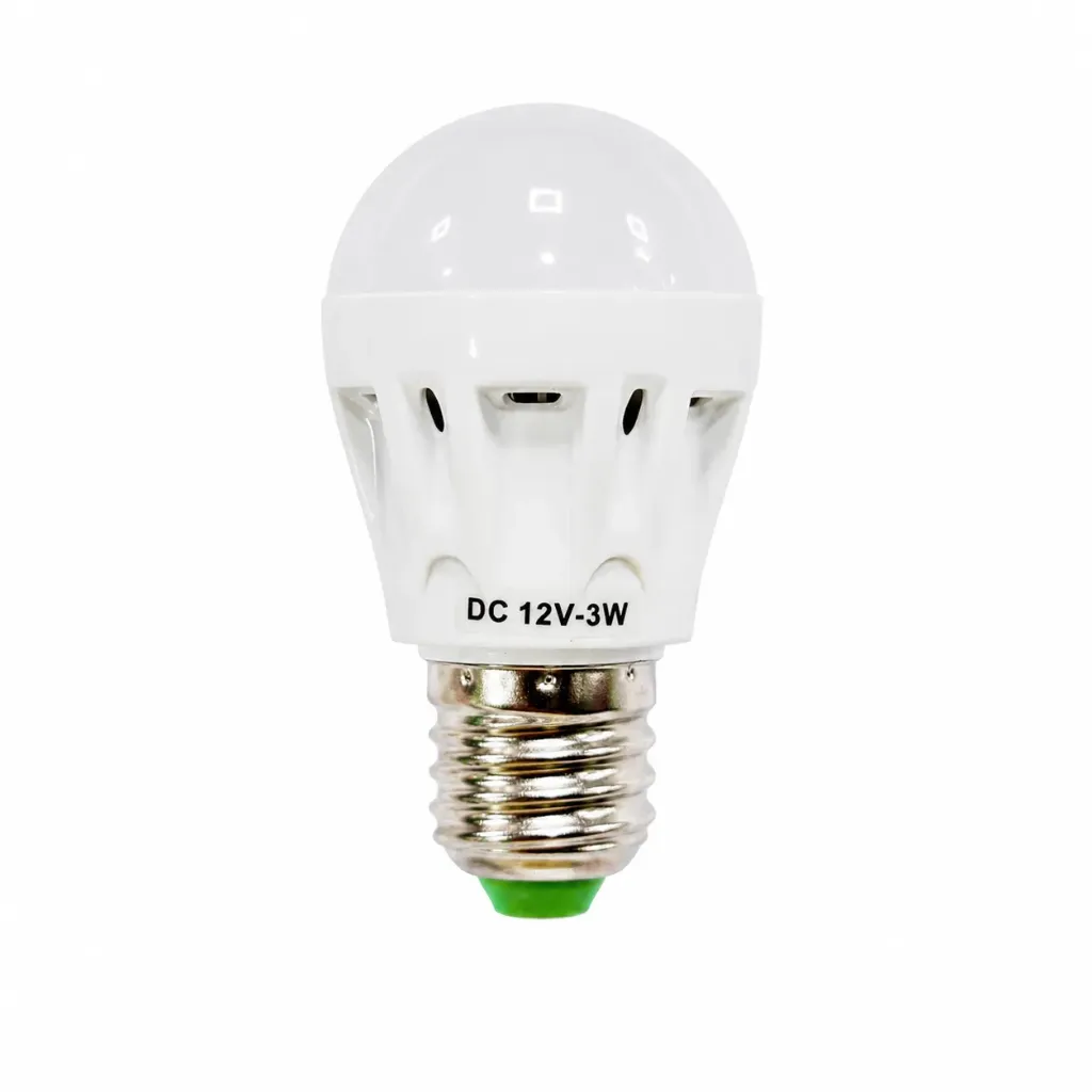 Led Bulb 3W E27 DC12V White