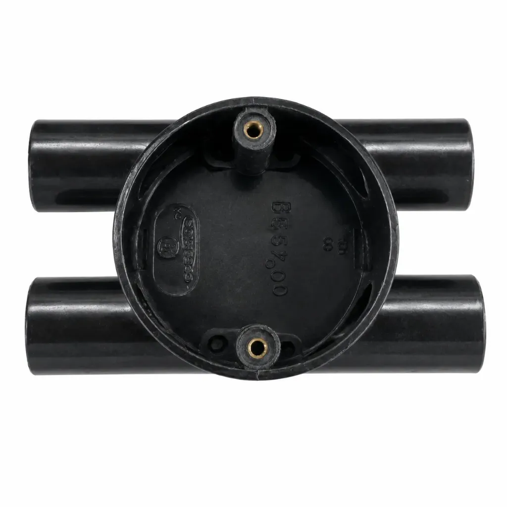 Conduit Junction Box 20mm H-Type Precision with Lid and Screw