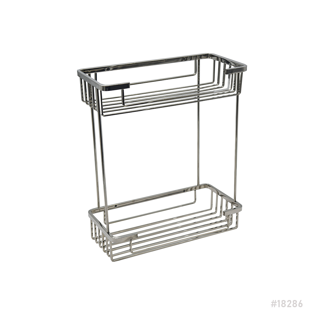 [18286] Bathroom Shelf 304SS 2-Tier 330x280x135mm 6050