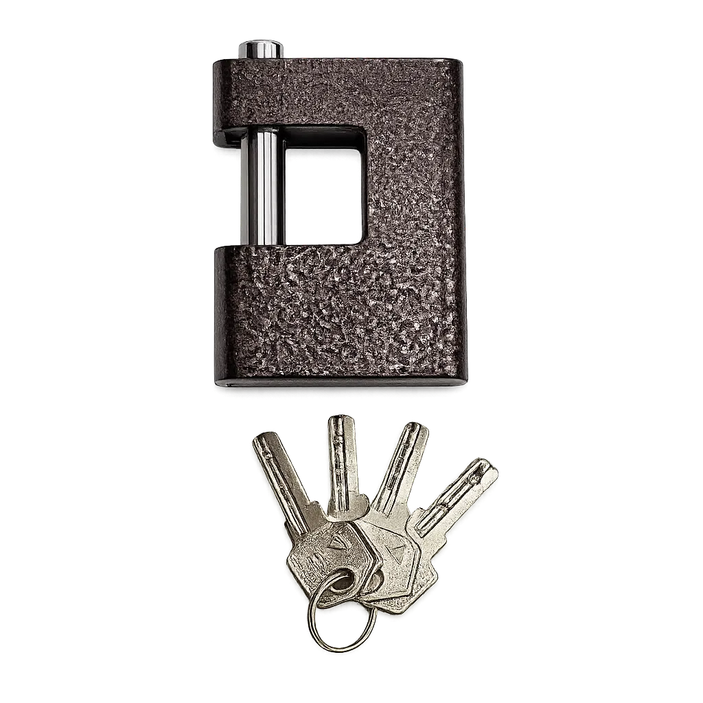 Horizontal Beam Steel Padlock Sky Gate 70mm