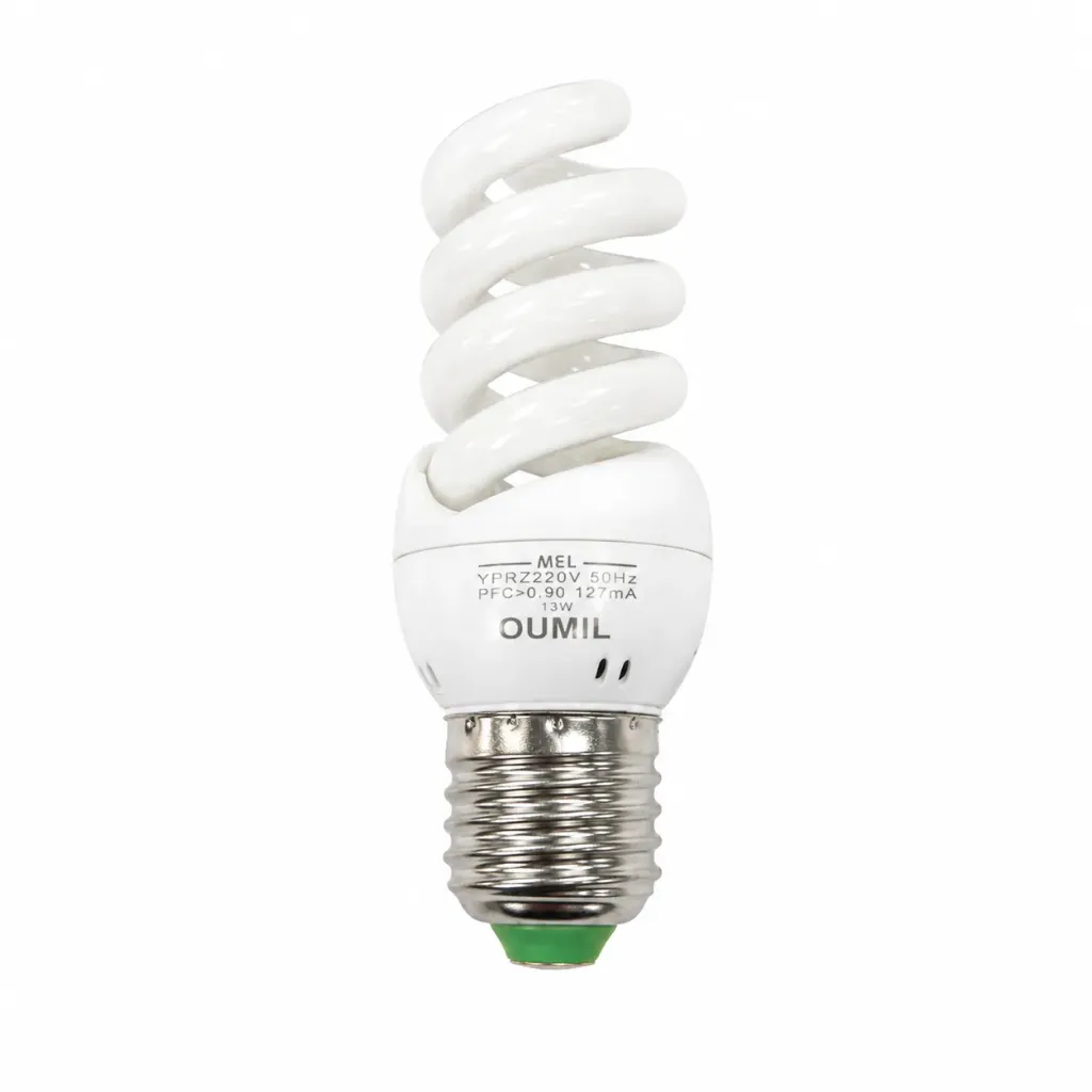 Energy Saving Fluorescent Lamp E27 13W Red Ouml