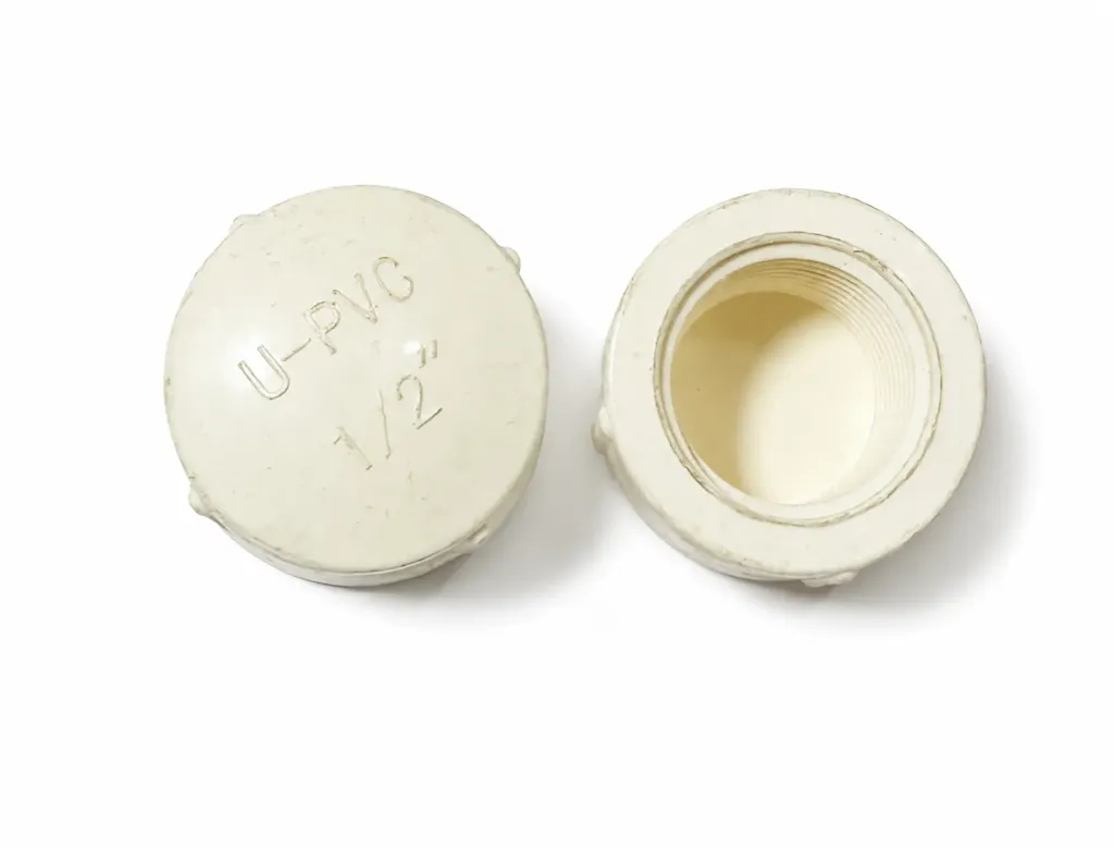 Pvc Female Thread Cap 1/2" White