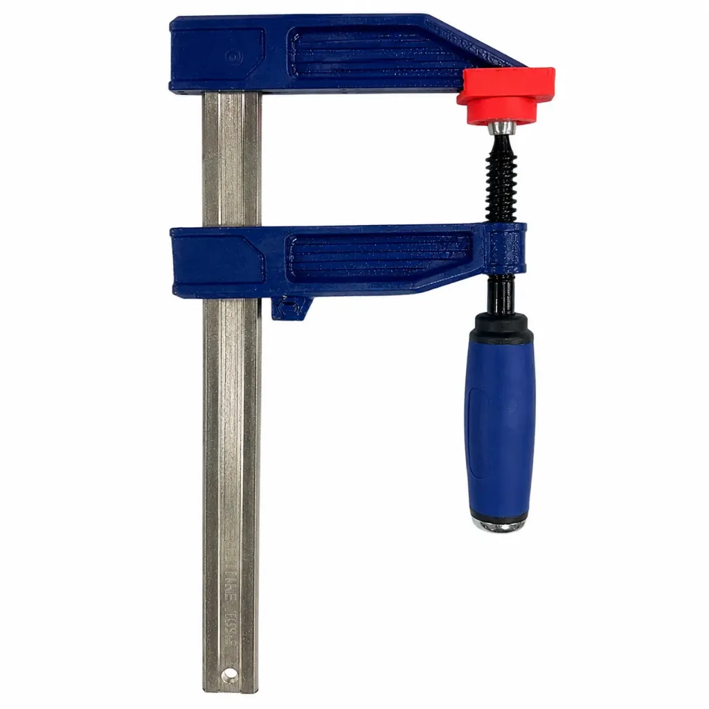 F-Clamp with Blue Rubber Grip Tuv 120x300