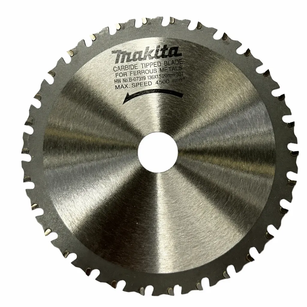 [19367] Cutting Circular Saw Blade Acc Metal 136x20mm B-07319 Makita