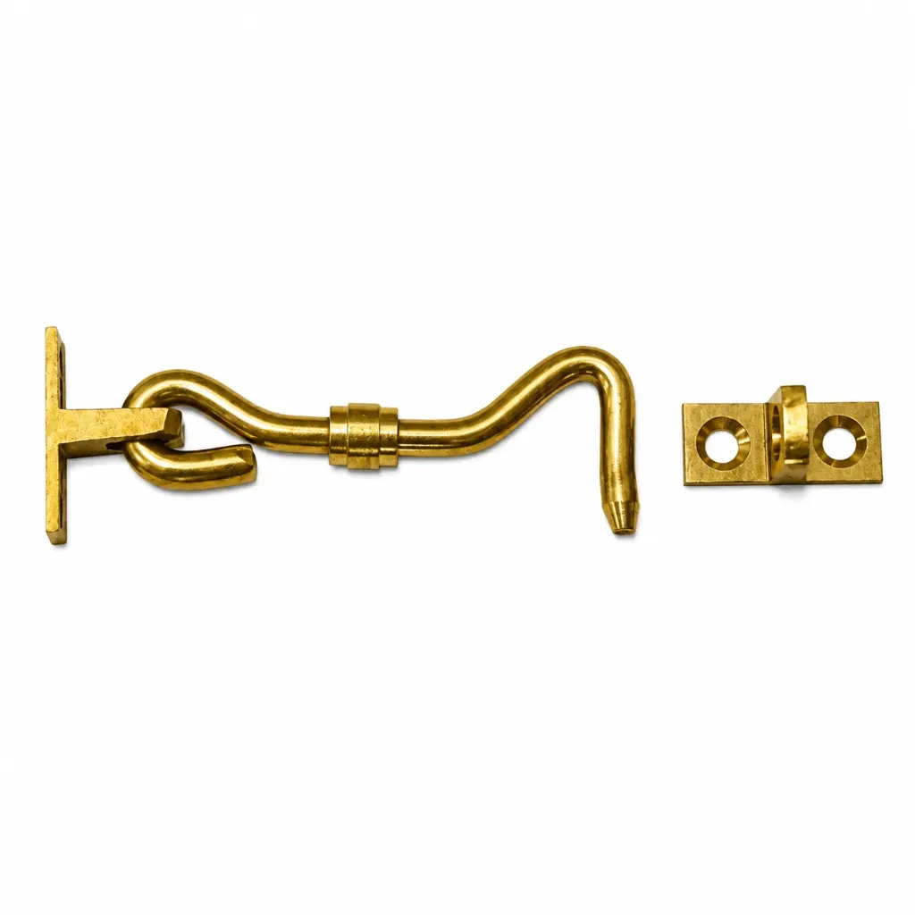 Brass Gate Hook 2-1/2" Robustline