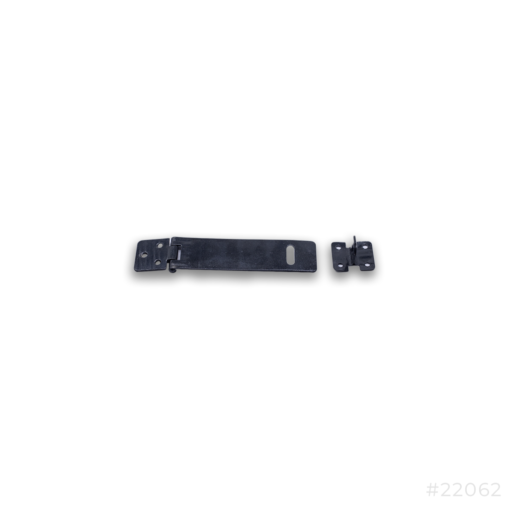 [22062] Hasp and Staple 4" Black