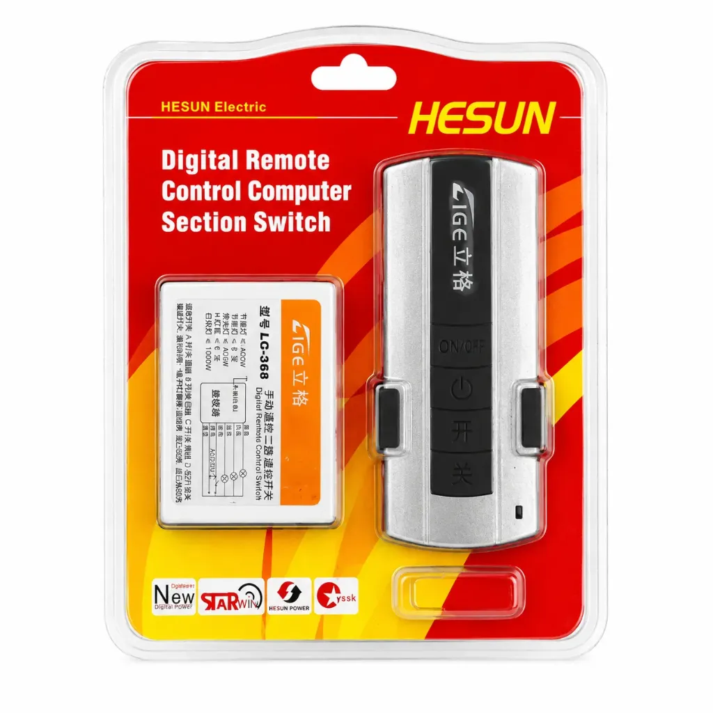 Digital Remote Control Computer Section Switch LG-368 Hesun