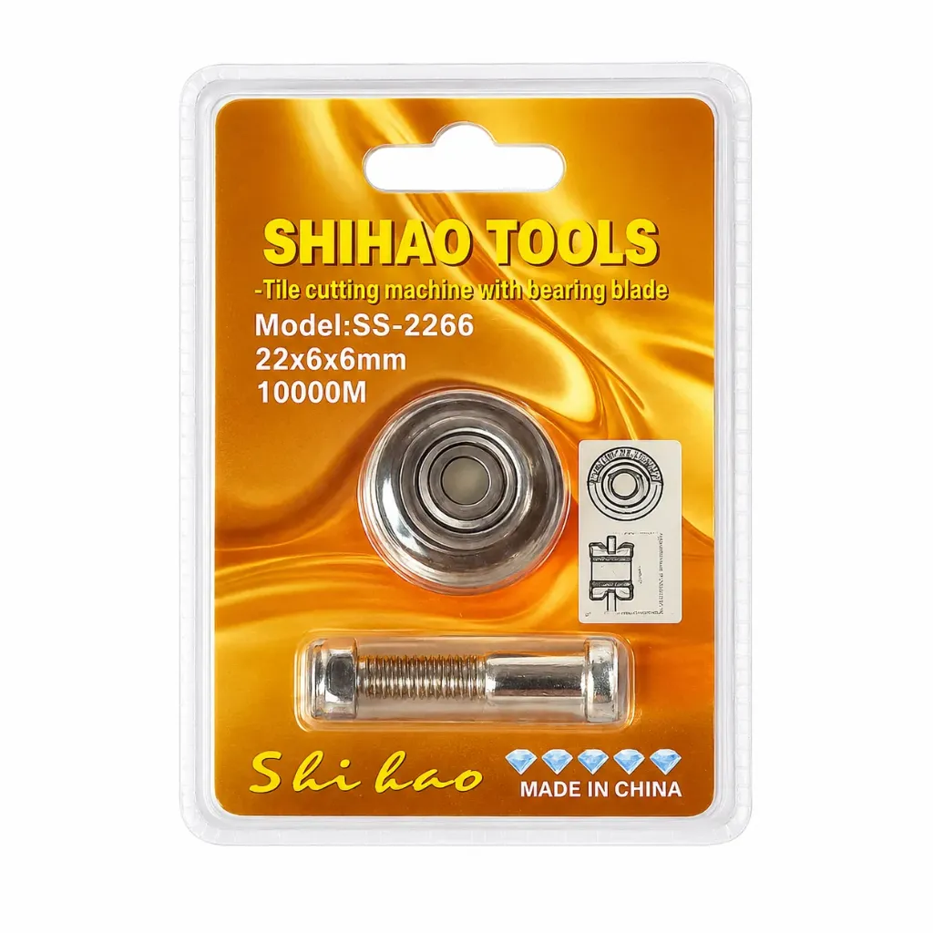 [23073] Tile Cutter Wheel with Bearing Blade 22x6x6mm SS-2266 10000M Shihao