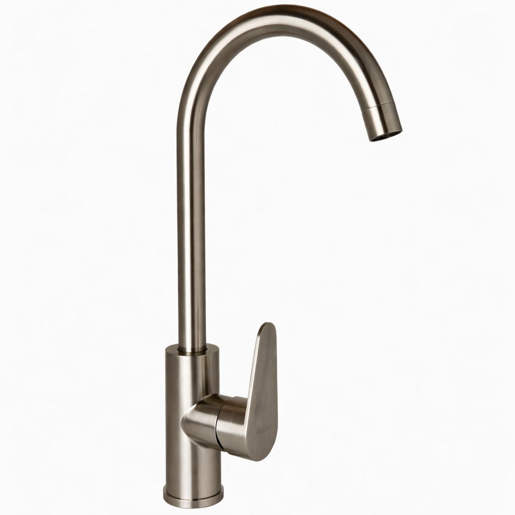 Kitchen Mixer Tap with Fittings  Hot&Cold 304SS