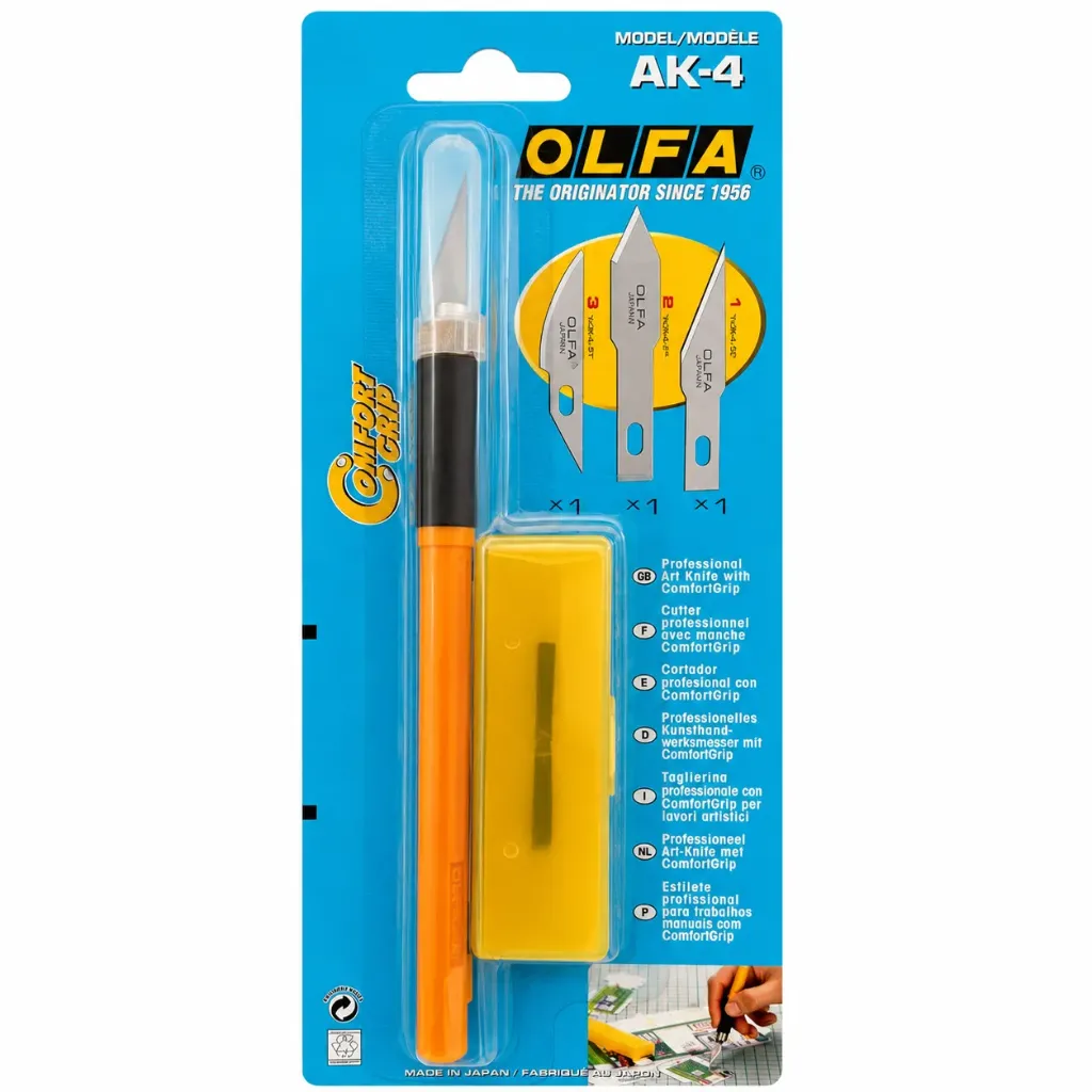[23907] Pen Cutter 6mm with 3-Type Blade AK-4 Olfa