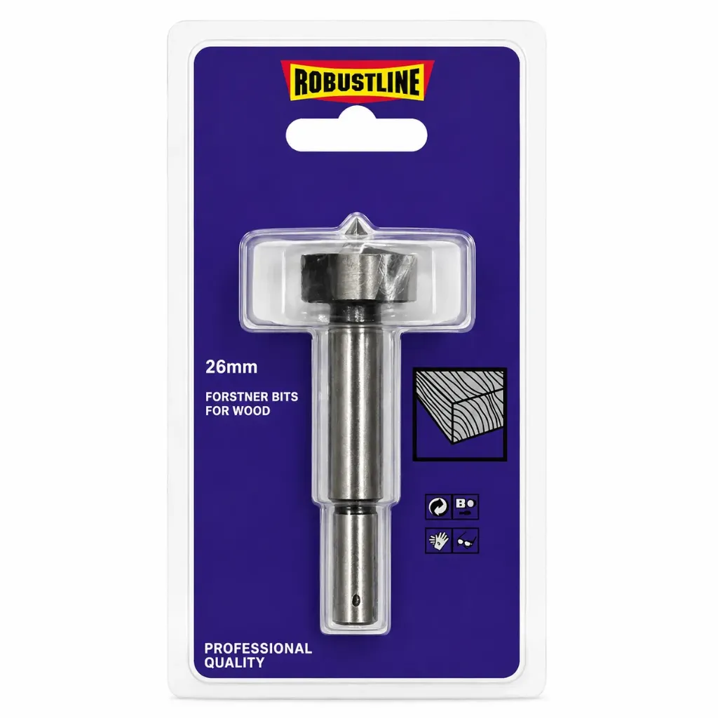 Hinge Cutter Bit Forstner 26*9.5mm Robustline
