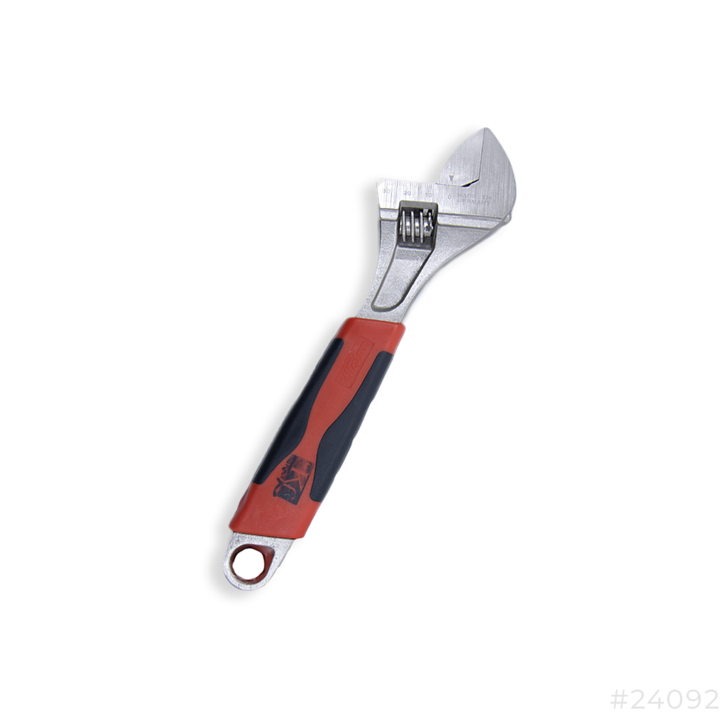 [24092] Adjustable Wrench 10" with Red Grip 1680-10
