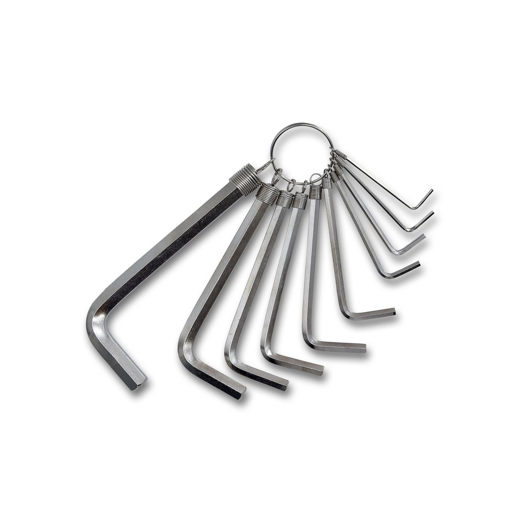 [24267] Hex Key Wrench Set 1.5-10mm 10-Pcs Set 1691 Jumlee