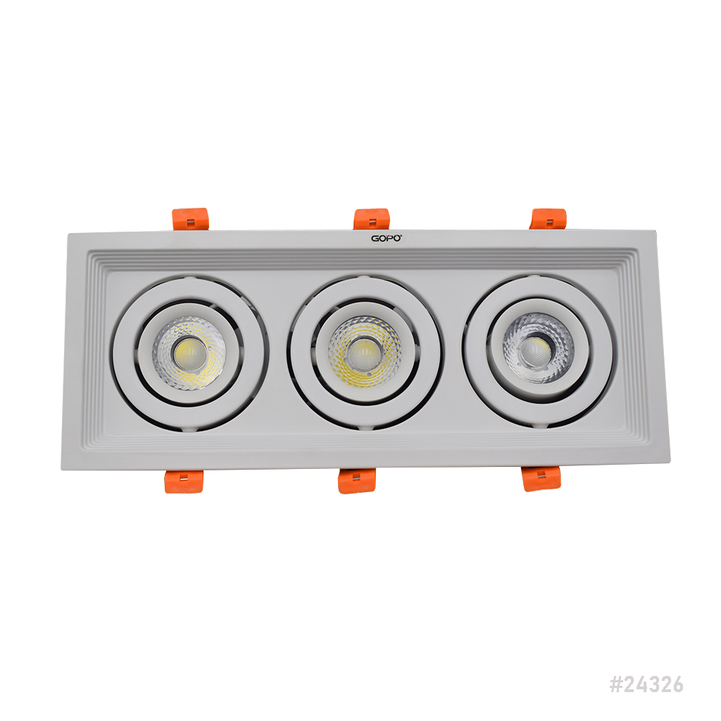 [24326] LED Recessed Spot Downlight 3x7w DDZJ-03A Gopo