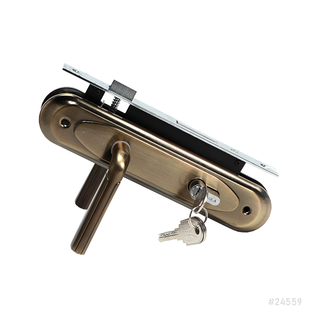 Door Handle Lock Set 905-126AB Sola