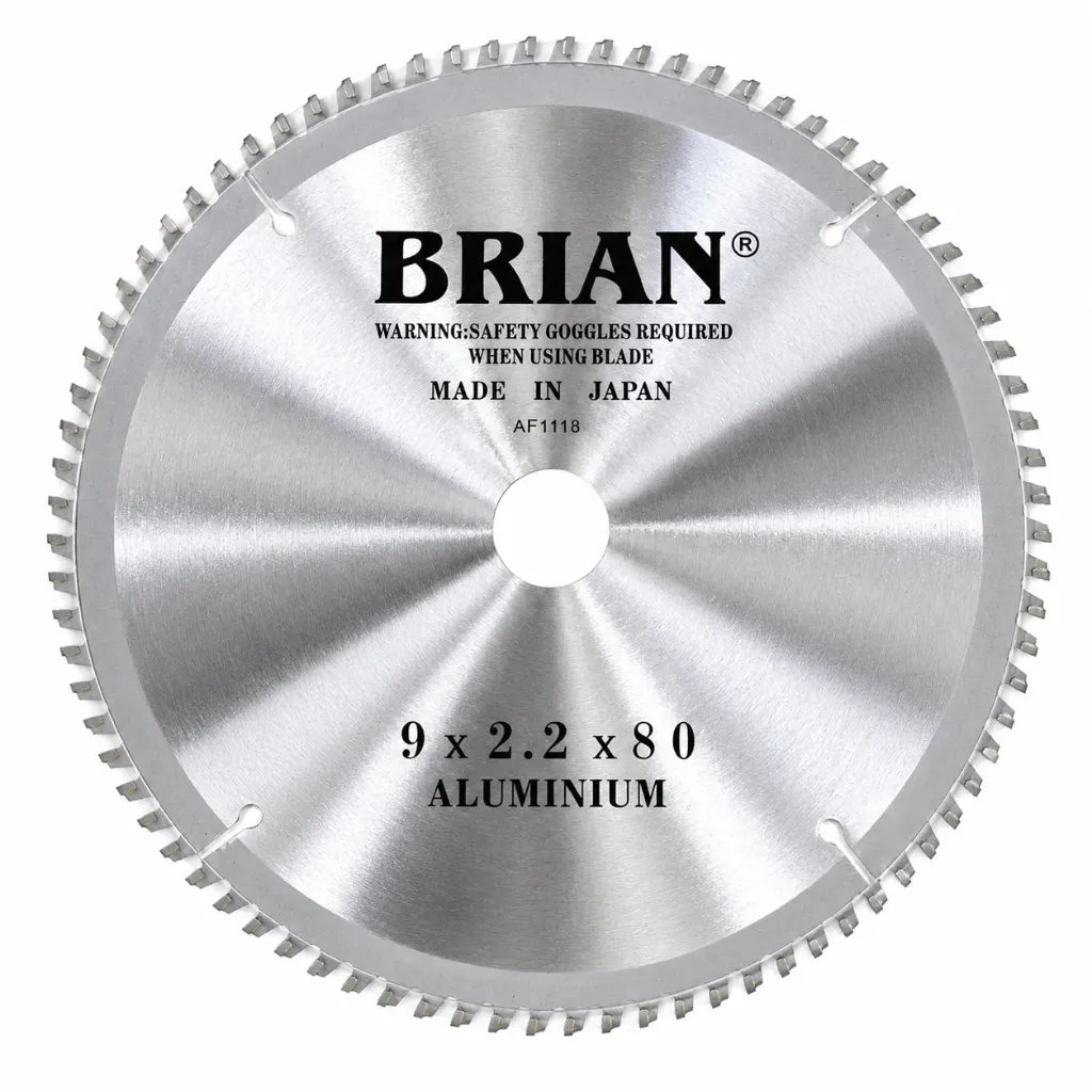 Circular Saw Blade 8" 80T Brain Aluminum