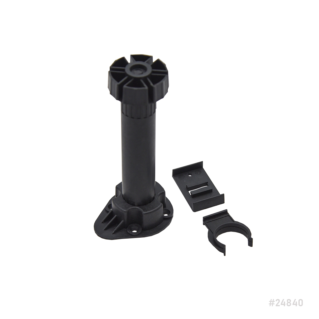 [24840] PVC Furniture Leg M-17613-A-15cm Black