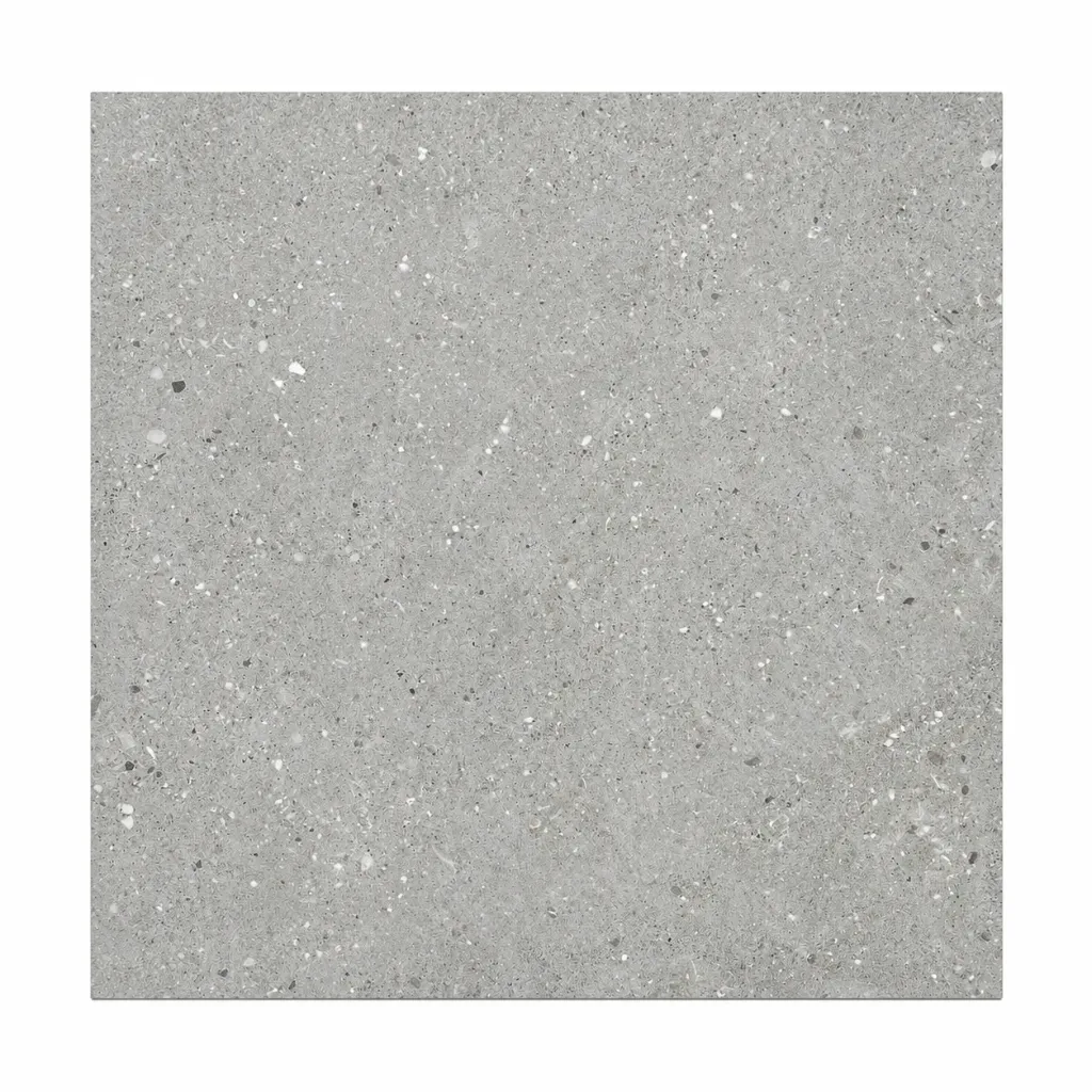 [27496] Floor Tile Glazed Vitrified 600x600mm Matt Danito Grey