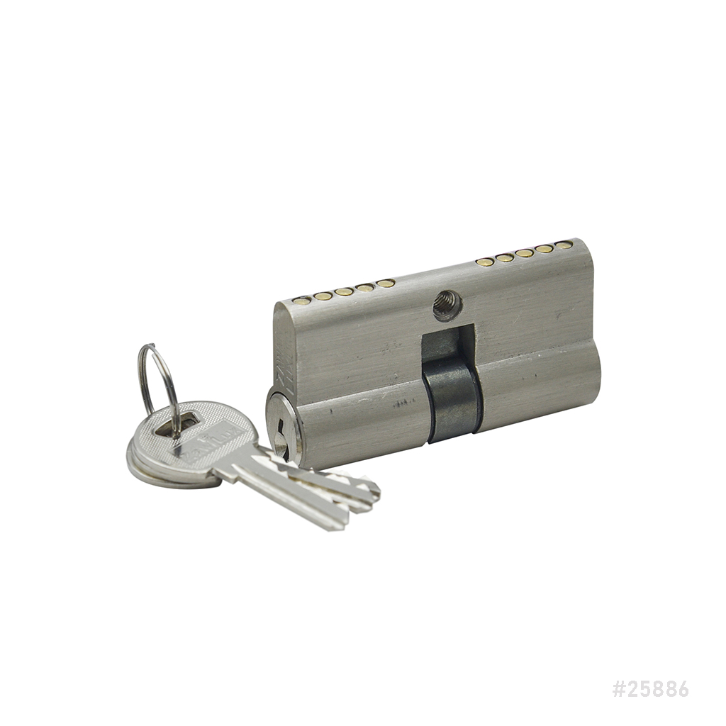 Lock Cylinder 2-Sidey Key ZDKSN 60mm Dmax