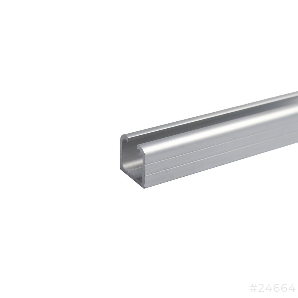 Aluminum Sliding Door Railing Track 3mmx30mm