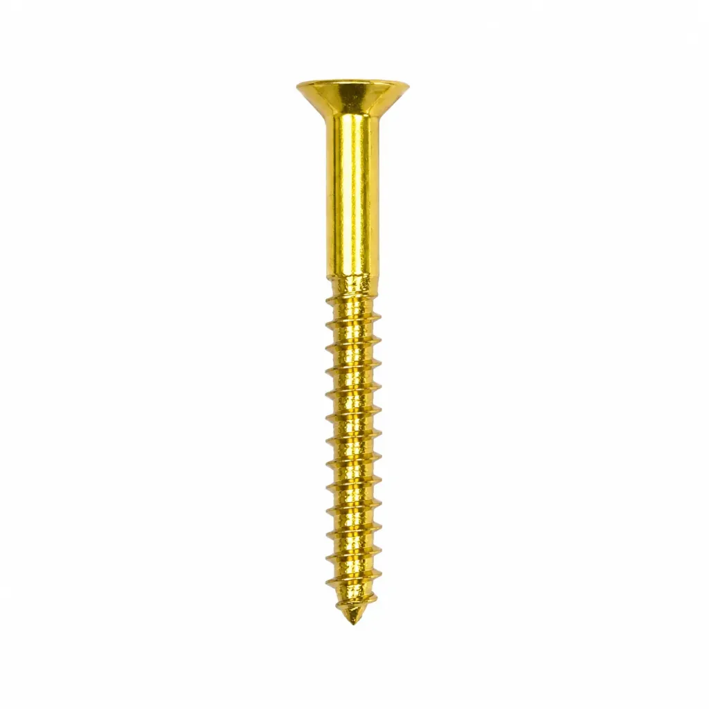 Brass Screw No.8 x 1-1/2"