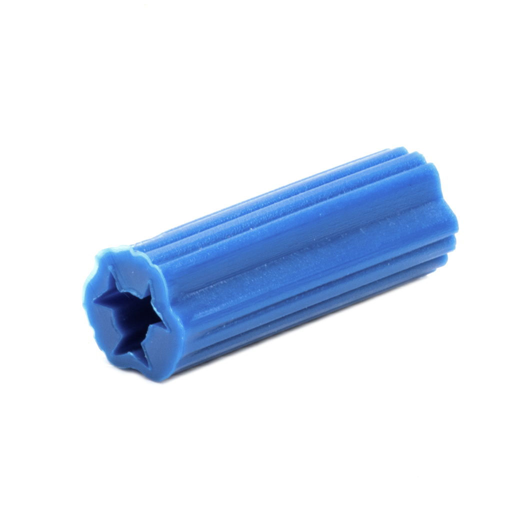 Raw Plug Blue #8x1"