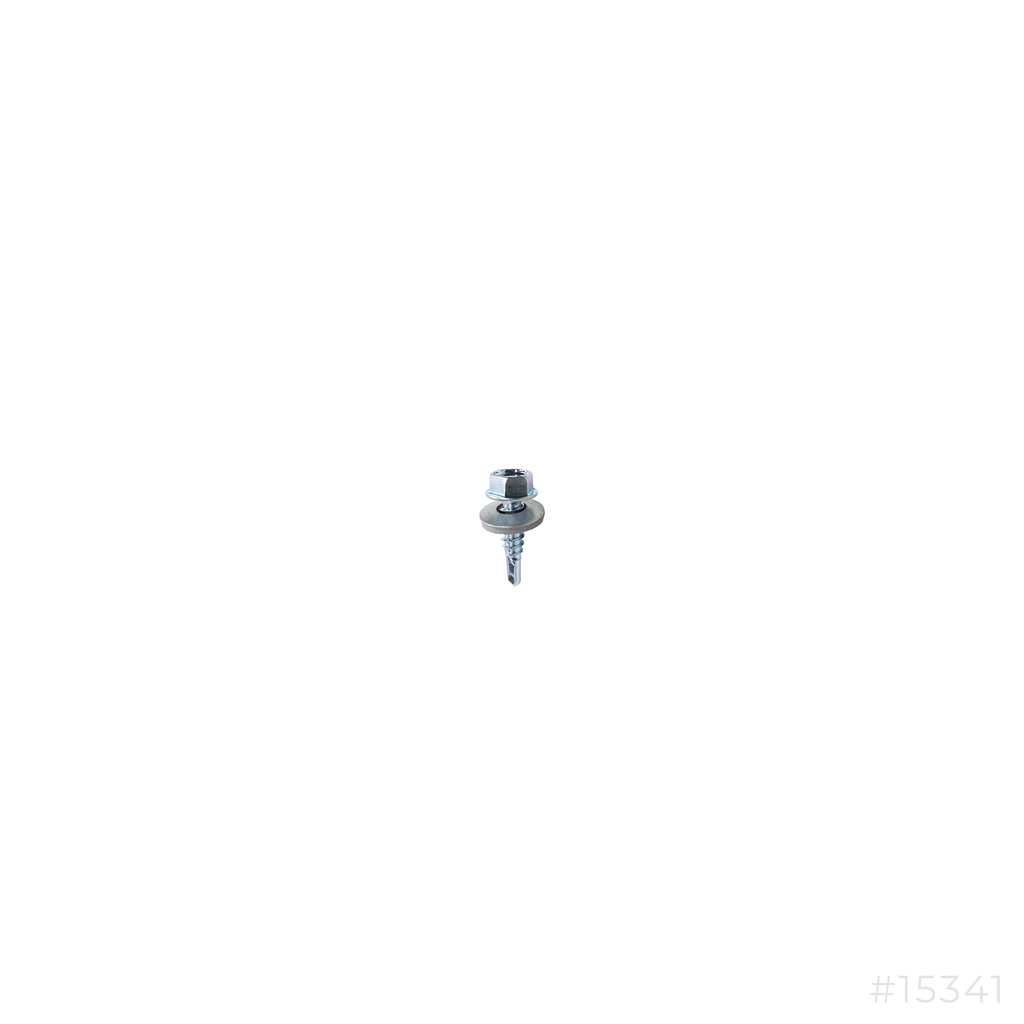 Self-Drilling Screw Hex Washer Head (Metal) 1/4 x 1"