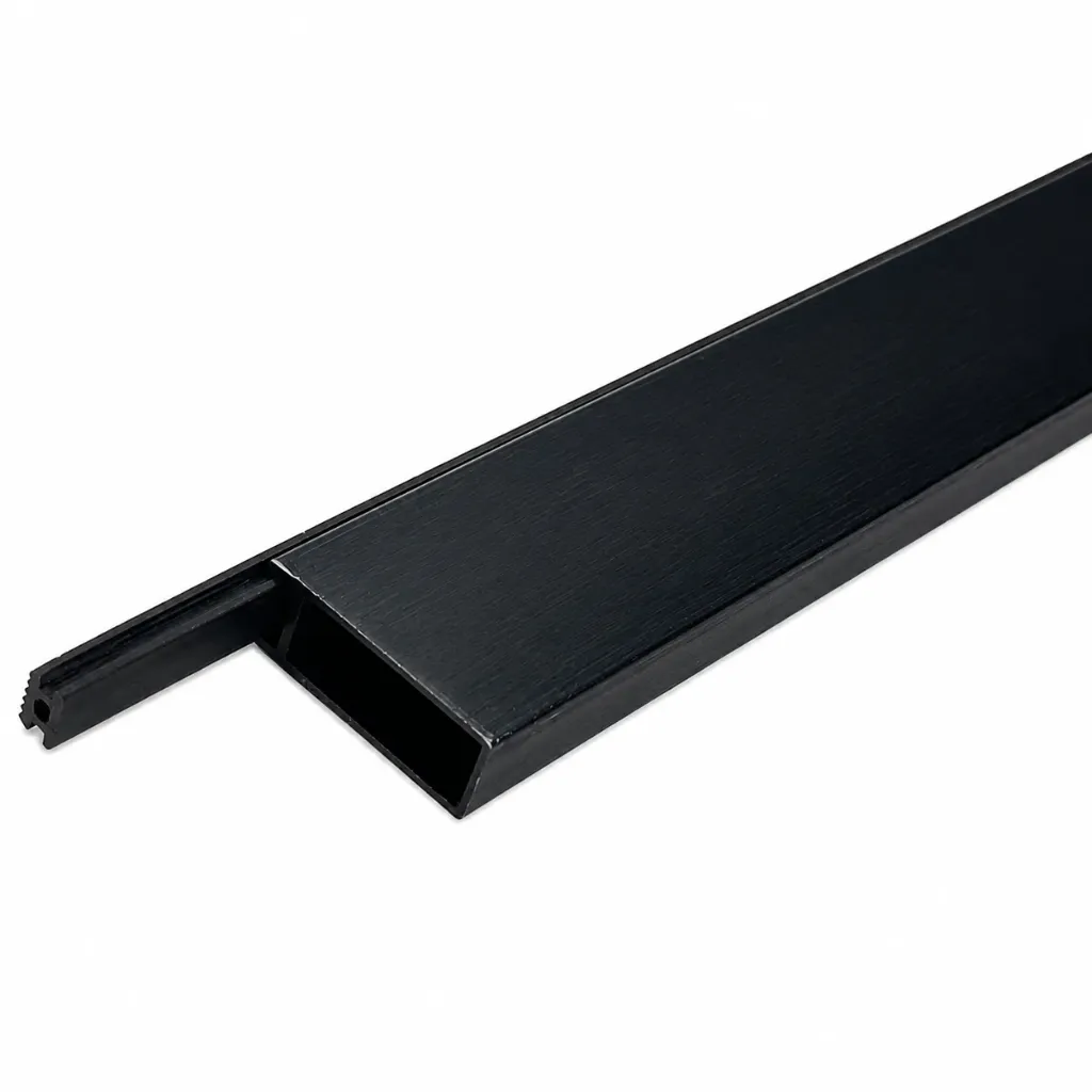 Aluminum Pipe 16mm x 6m Black