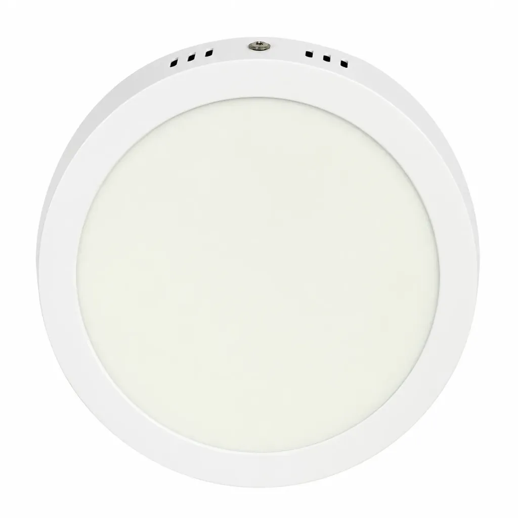 Led Panel Light Round 6" Surface Mount 12W Warm White