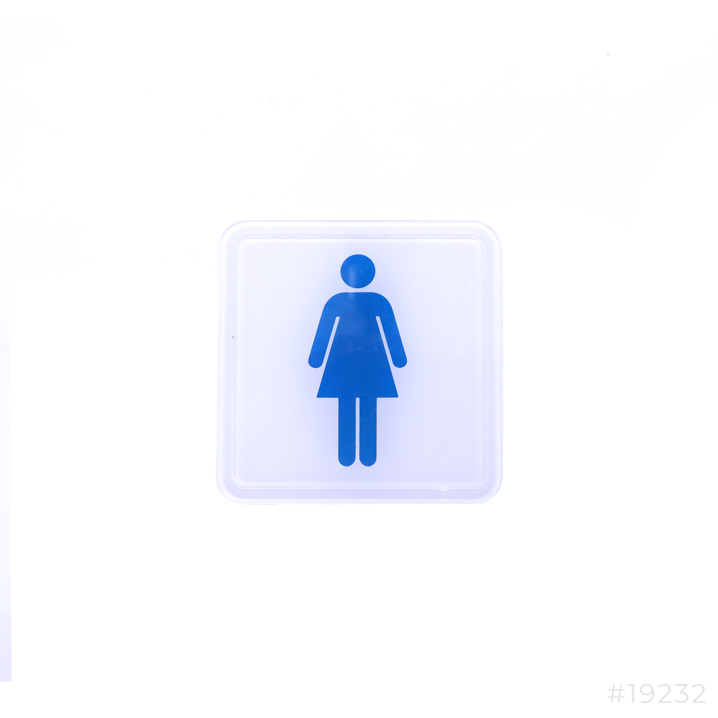 [19232] Public Sign Board Female Pop-S7060 100 X 100mm