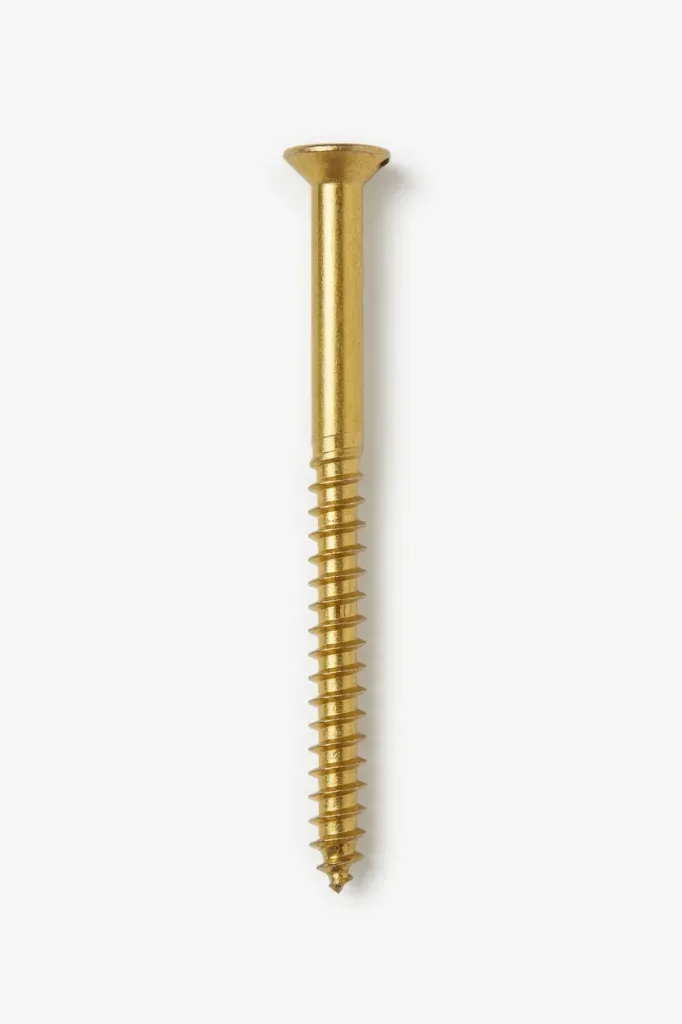 Screw Brass for Wood 4" #10 (-)