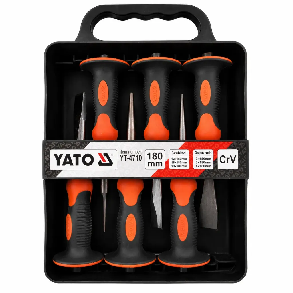 [12563] Chisel and Punch Set 180mm YT-4710 YATO