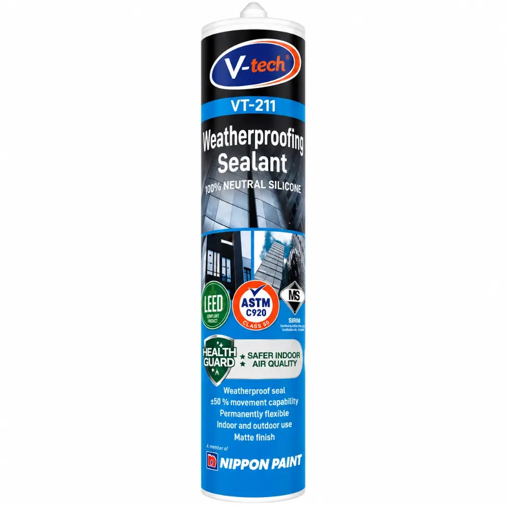 [9941] V-tech Weather Proofing Sealant 300ml VT-211 Matte Grey