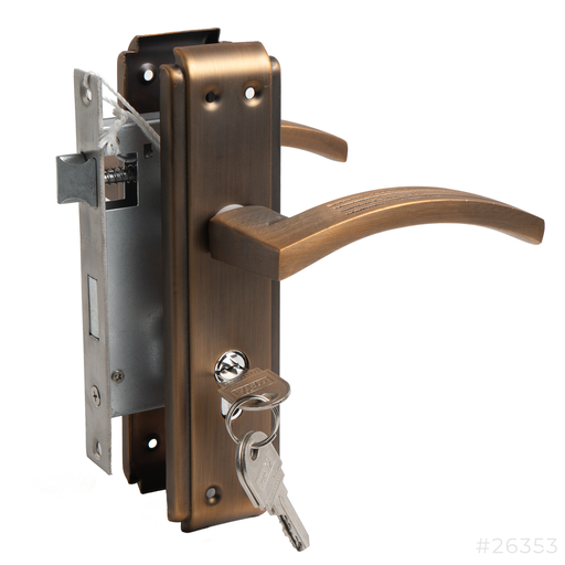 [26353] Door Handle with Lock Set Small I58826 YAC Visia