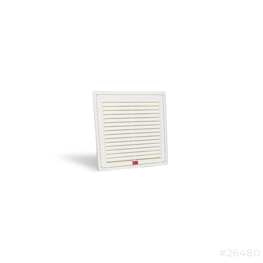 [26480] Pvc Grill with Fix Shutter 4" NV-FS4 Novex