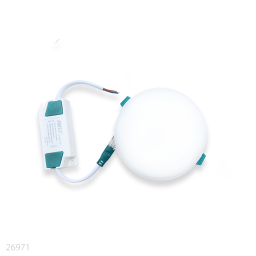 [26971] Led Panel Light Flush Adjustable Round 8W  4" NDL-PLED-ADJ8-7K Day Light Novex