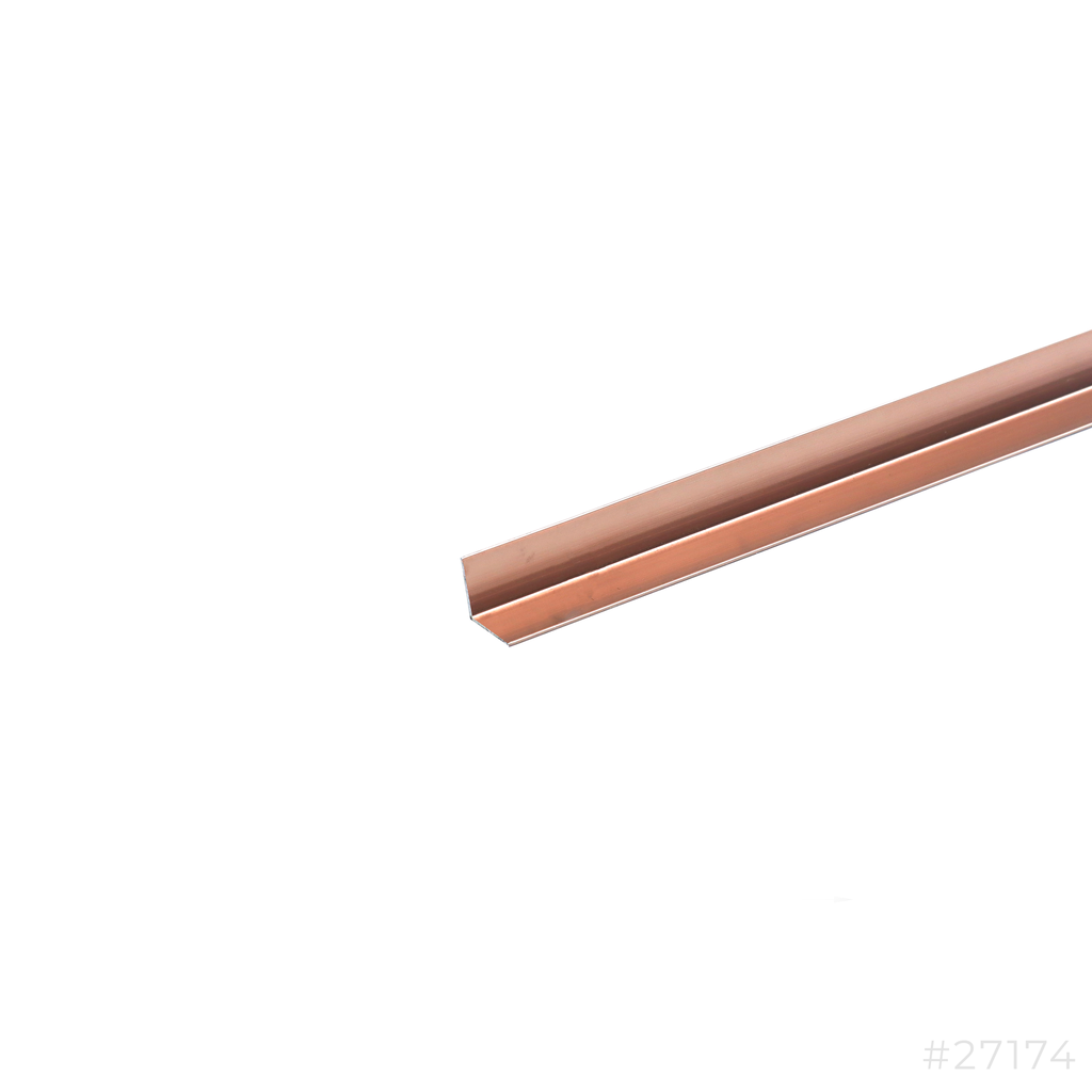 Aluminum L-Channel 10x10x0.8mm x 270cm Matt Champain | Whetstone