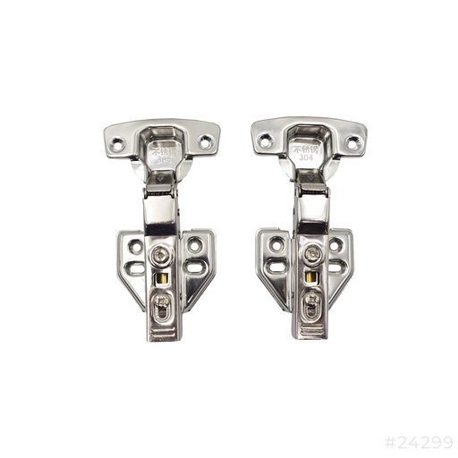 [24299] Hydraulic Hinge SS Bend 874-08 Pair