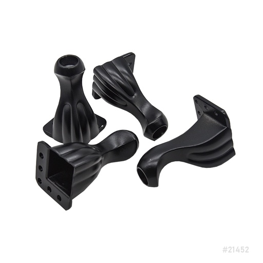[21452] Sofa Leg Black 100mm 4Pcs Set