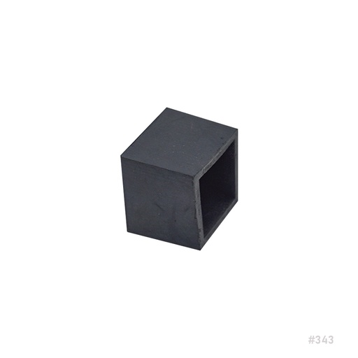 [343] Rubber Square Furniture Cap 25mm Outside