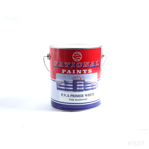 [1537] National Wall Sealer Interior P.V.A Primer 3.6Ltr Water Base White