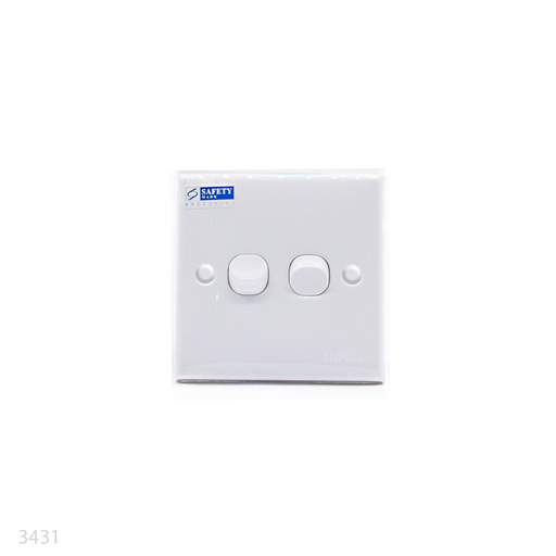 [3431] Switch Clipsal 2 Gang 2 Way