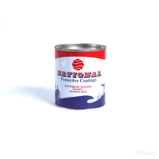 [3944] National Synthetic Enamel Gloss Paint 0.9Ltr 440 Royal Blue