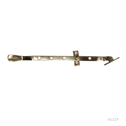 [4329] Window Stay 10" Brass